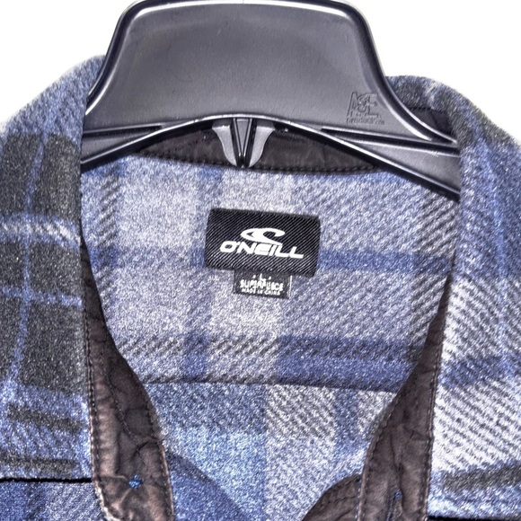O'Neill Voyager Men’s Cotton Flannel Shirt Blue SZ L​ - Picture 2 of 10